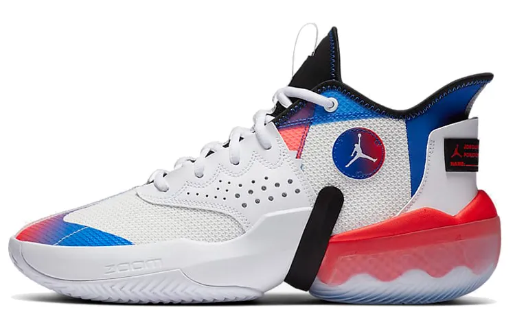 Air Jordan React Elevation 'White Infrared Royal'