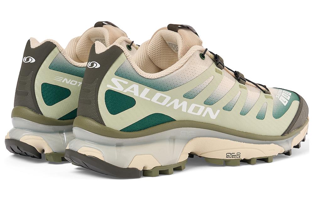 Кроссовки Salomon × Notre XT-4 (бело-зеленые) — Зелёный — фото 3