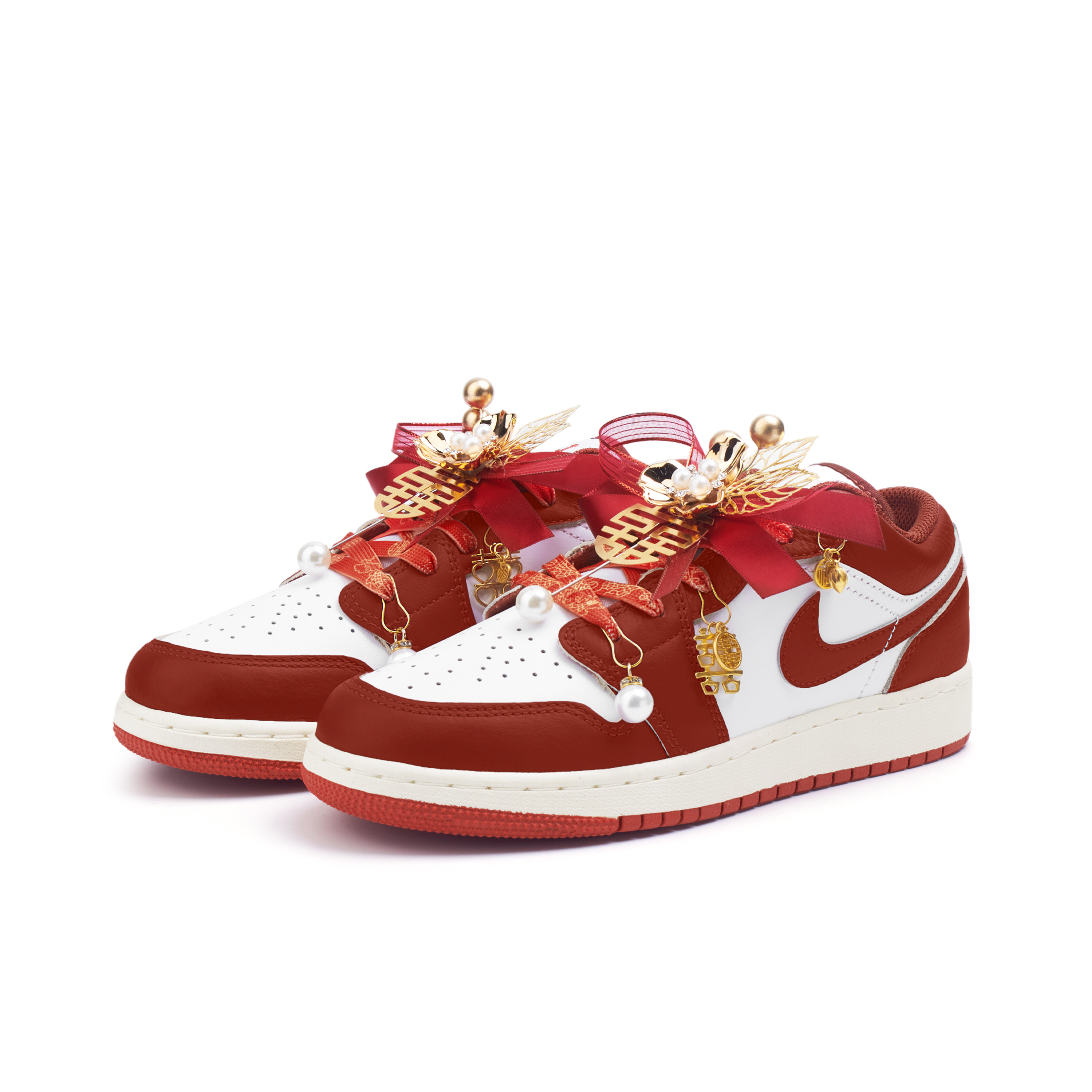 Jordan Air Jordan 1 Low top Vintage Basketball Shoes Women’s Red