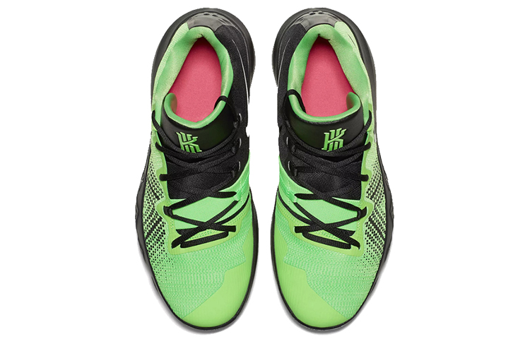 Мужские кроссовки Nike Flytrap KYRIE EP (зелено-черные) — фото 4