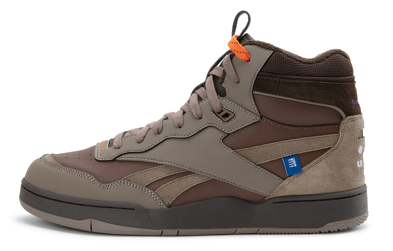 Nautica x Reebok BB4000 II MID Sports Mid top Vintage Basketball Shoes Unisex Brown