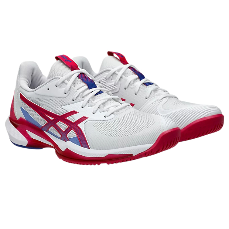 ASICS Solution Speed FF 3 Abrasion Resistant Low top Tennis Shoes Women’s Gray Red