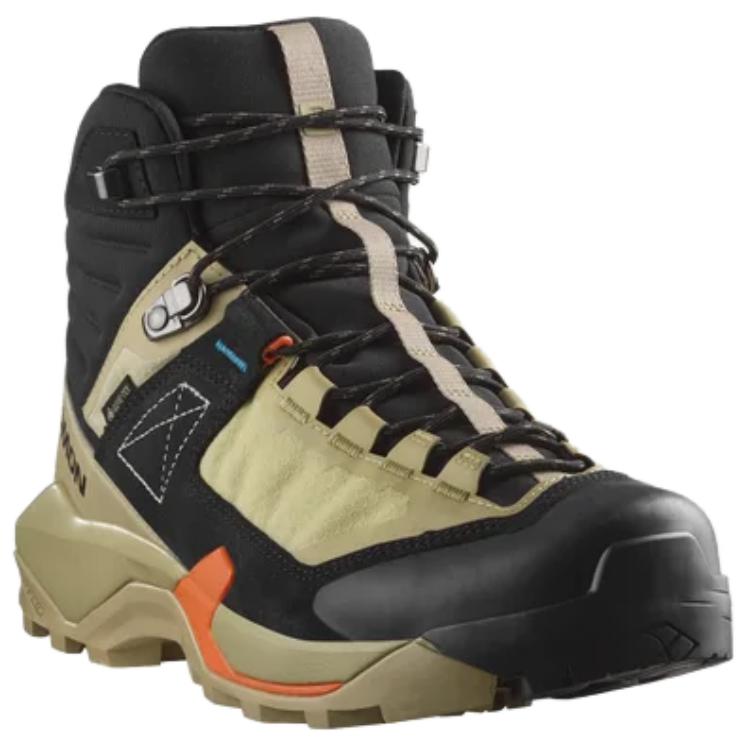 SALOMON X Ultra ALPINE Comfortable Slip Resistant Mid top Mountaineering Shoes Men’s Black Green