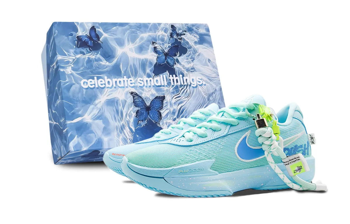 Nike Air Zoom G.T. Cut Academy Cushioning, Wear Resistant Low top Basketball Shoes Unisex Blue