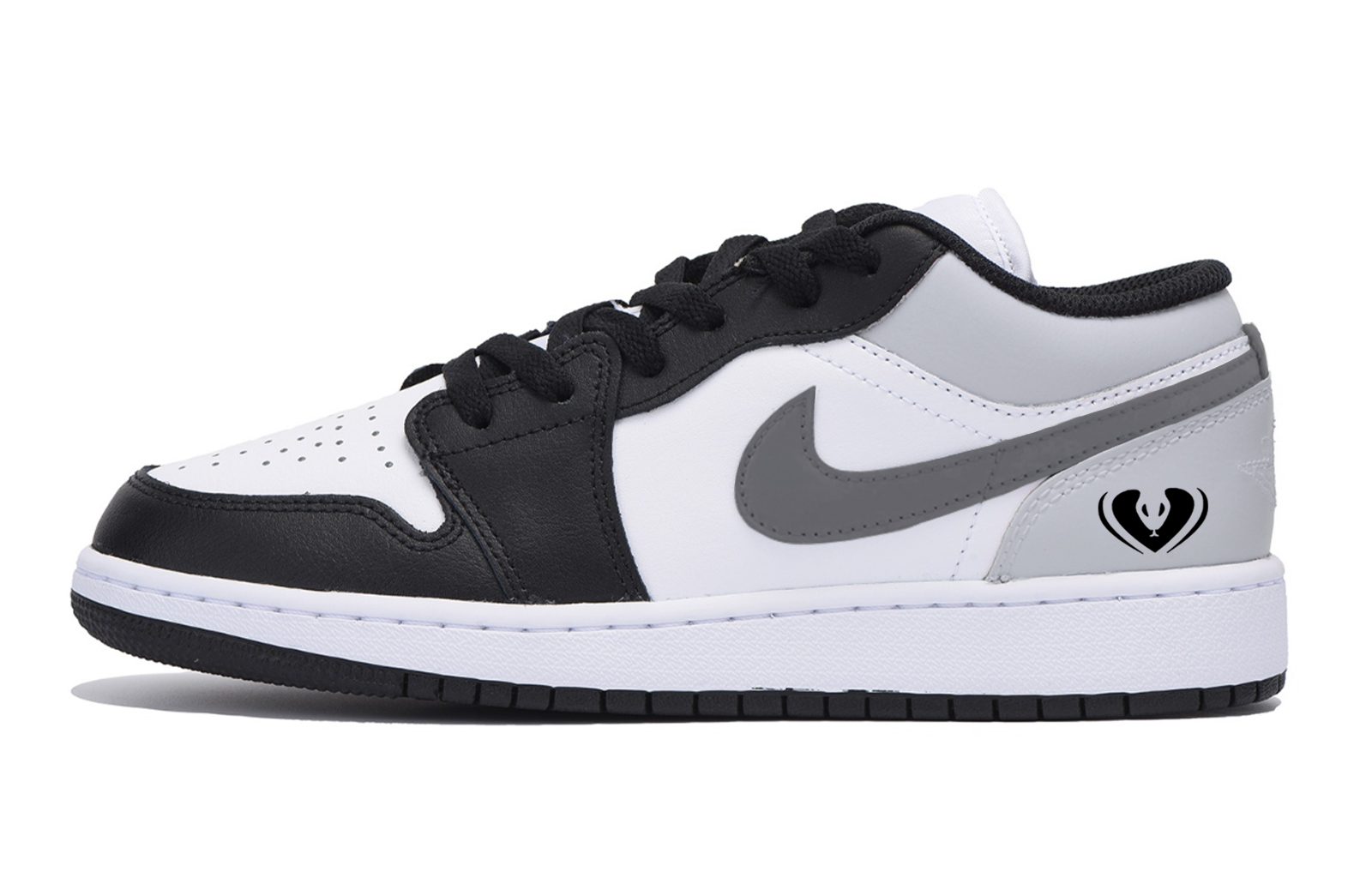 Jordan Air Jordan 1 Puppy Fragment, Year Of The Snake Abrasion Resistant Low top Vintage Basketball Shoes Men’s Black