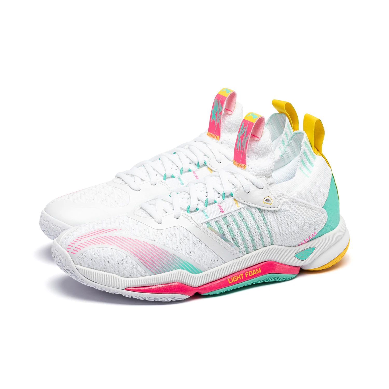 Li Ning Raid Iv Textile, Synthetic Leather Comfortable Slip Resistant Abrasion Resistant Low top Badminton Shoes Unisex