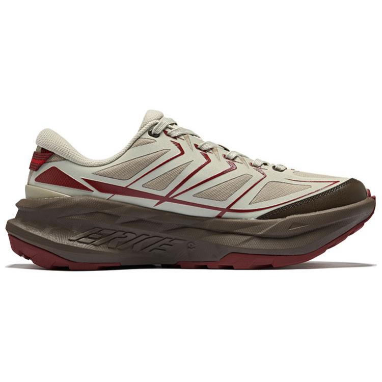 Erke Crossroad Low top Chunky Sneakers Men's Linen Gray Warm Mist Gray