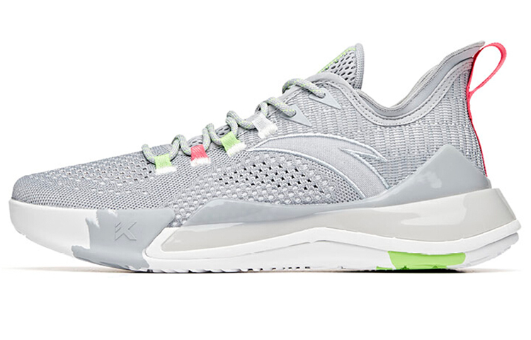 Anta KT Thompson wear-resistant low-top practical basketball shoes men's gray