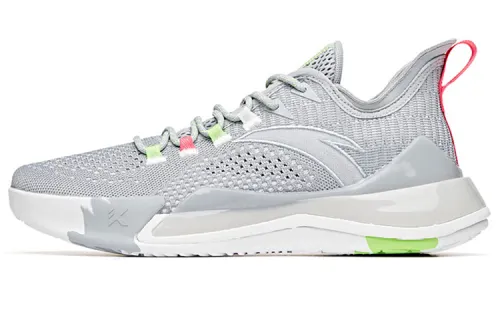 Anta KT Thompson wear-resistant low-top practical basketball shoes men's gray