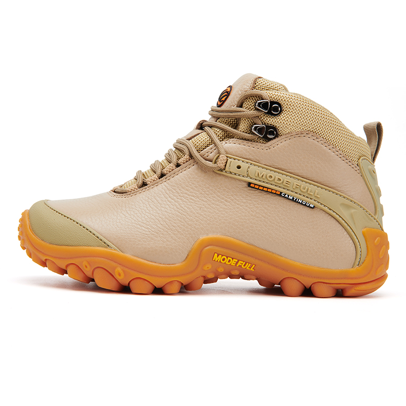 MODE FULL Cushioning Slip Resistant Abrasion Resistant Waterproof Support Impact Resistant Mid top Mountaineering Shoes