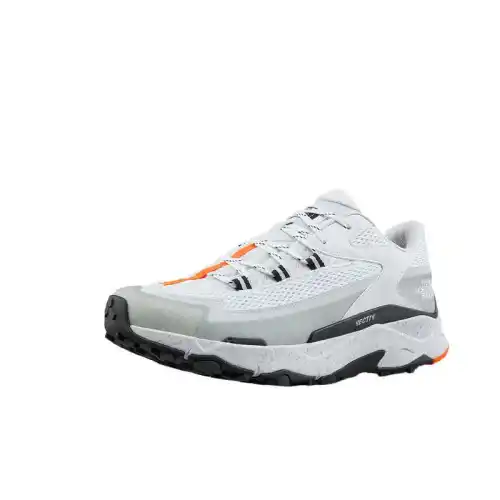 THE NORTH FACE VECTIV TARAVAL Cushioning, Abrasion Resistant, Breathable, And Grip Low top Hiking Shoes Men's White