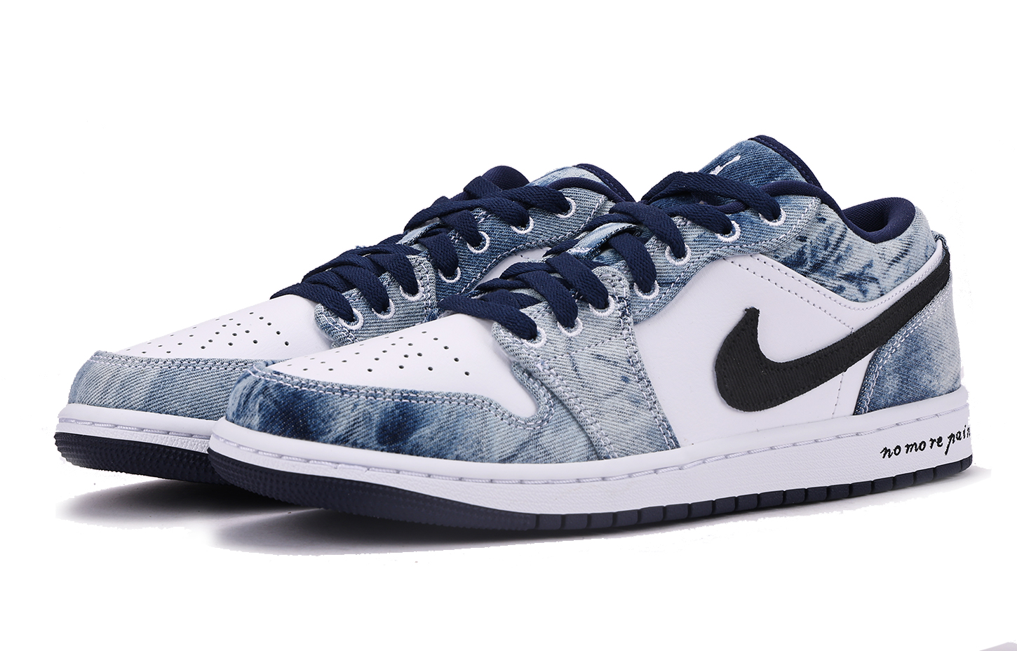 Jordan Air Jordan 1 Chestnut Slip Resistant Coverage Low top Vintage Basketball Shoes Men’s White Blue