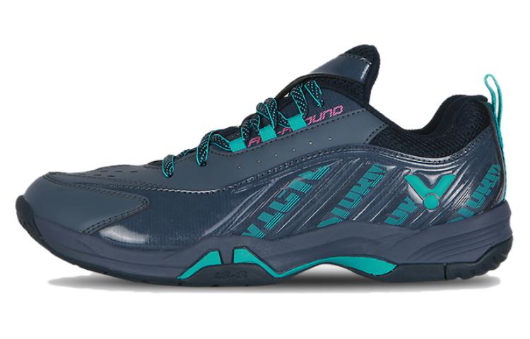 VICTOR Breathable And Lightweight Low top Badminton Shoes Unisex Gray Pink