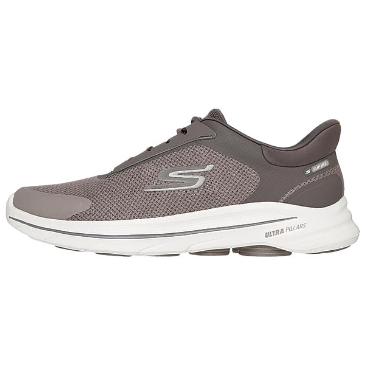 Skechers Go Walk 8 Low top Casual Shoes Men’s Brown White