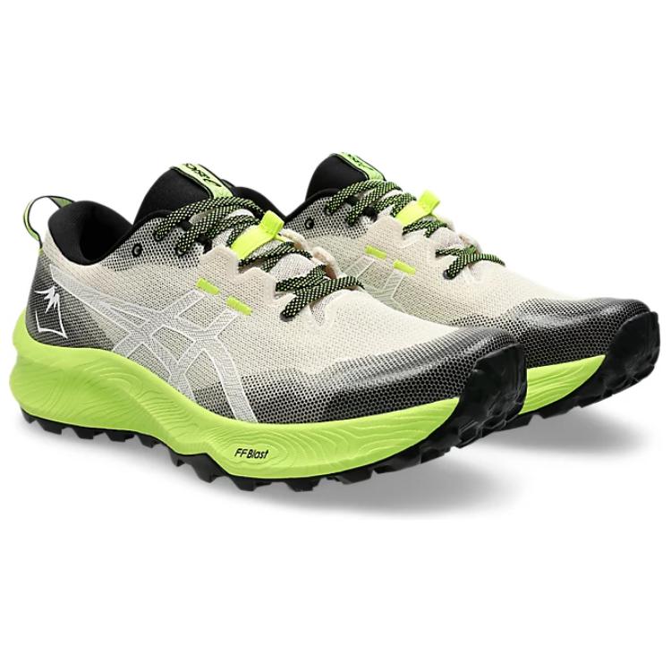 ASICS Gel Trabuco 12 Oatmeal White Green