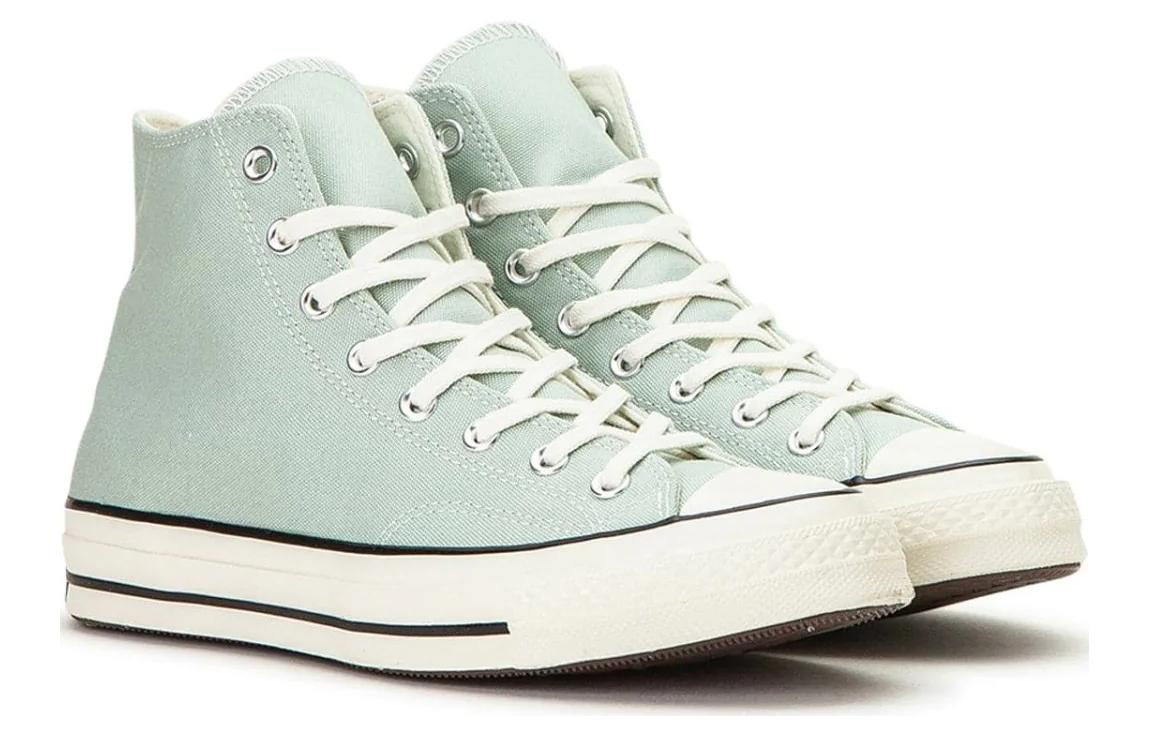 Кеды Converse Chuck Taylor All Star Hi (светло-зеленые) — 淡绿色/白色 — фото 3
