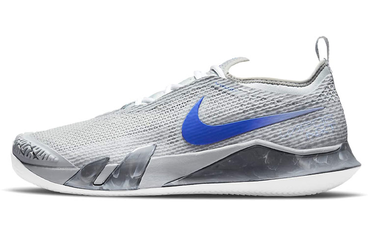 Nike Court React Vapor Nxt Clay 'Light Smoke Grey Hyper Royal'