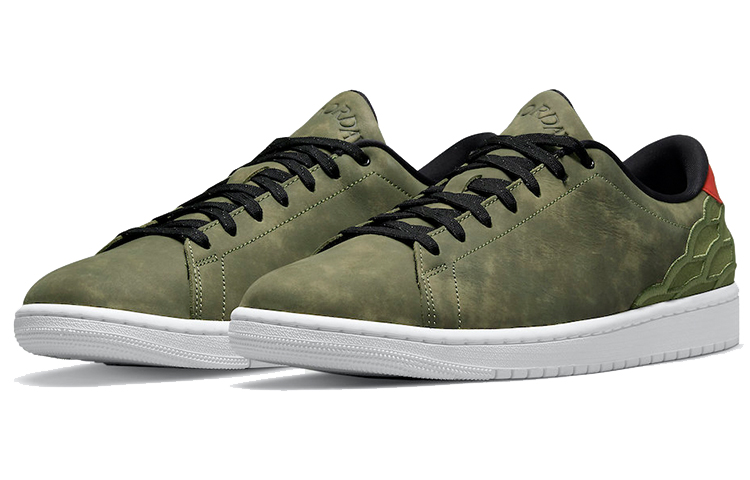 Jordan 1 Centre Court Oil Green