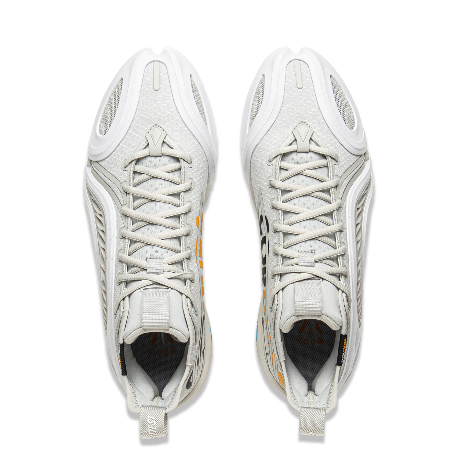 Li Ning BadFive Air 1 Super Basketball Shoes Men’s Mid Top Waterdrop Gray