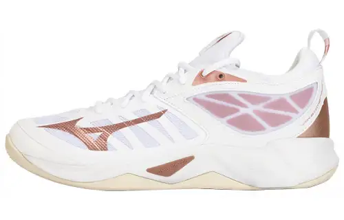 Mizuno Wave Dimension 'White Rose Gold' Women's