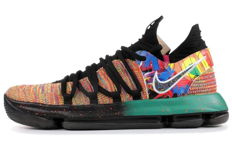 Nike KD 10 Zoom KD 10 'What The' Cushioning Slip Resistant Abrasion Resistant