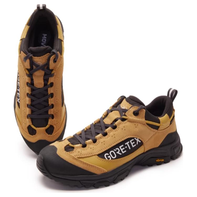 KOLON SPORT Move Slip Resistant Abrasion Resistant Low top Hiking Shoes Unisex Beige Yellow