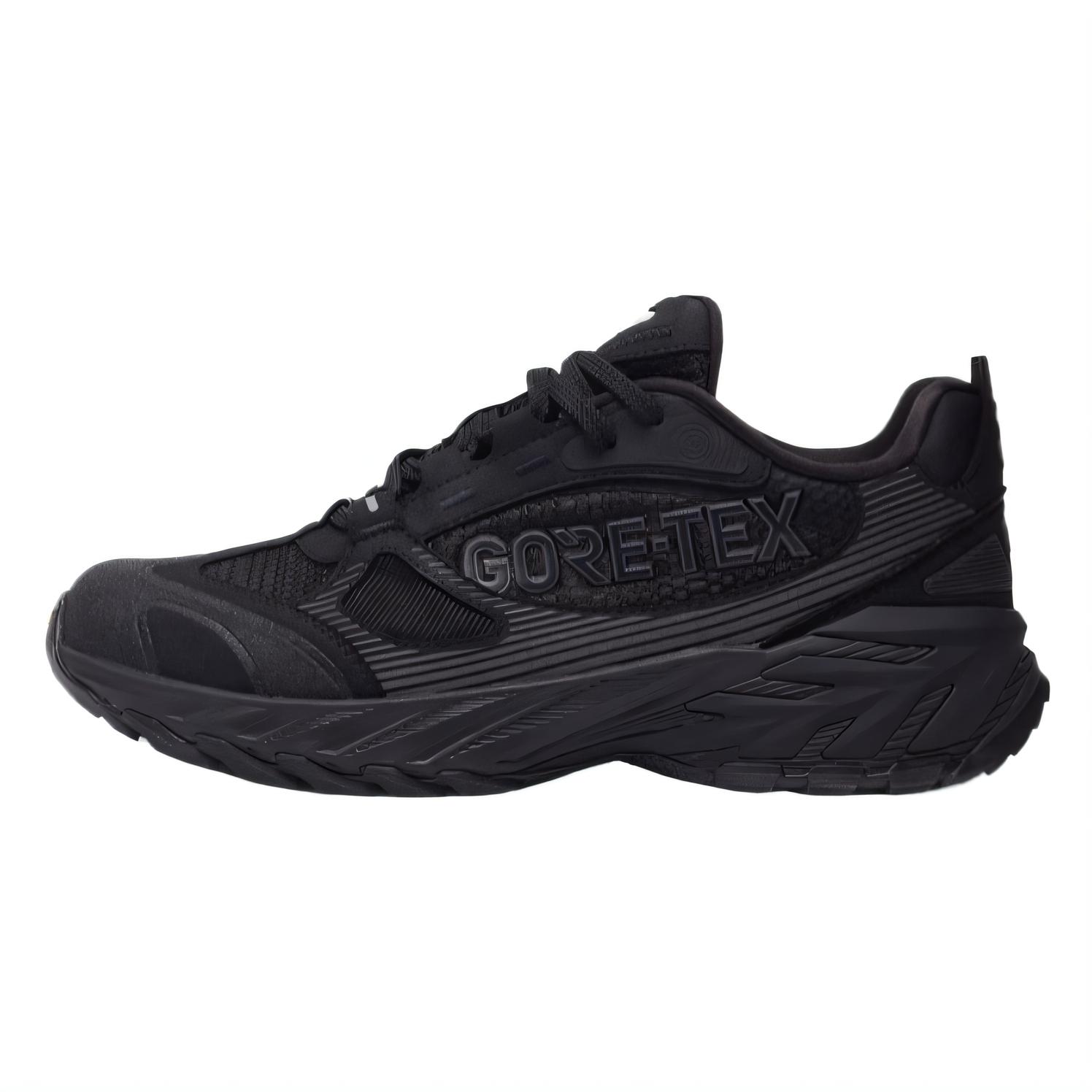 KOLON SPORT Cushioning Abrasion Resistant Breathable Low top Hiking Shoes Unisex Black