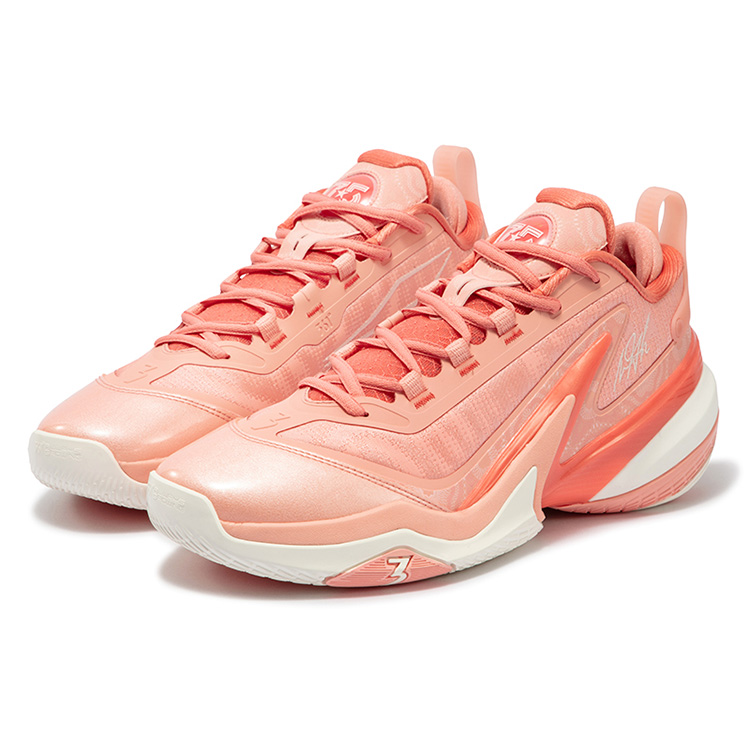 361° AG 5 Cushioning Slip Resistant Abrasion Resistant Impact Resistant Low top Basketball Shoes Men’s Orange Red