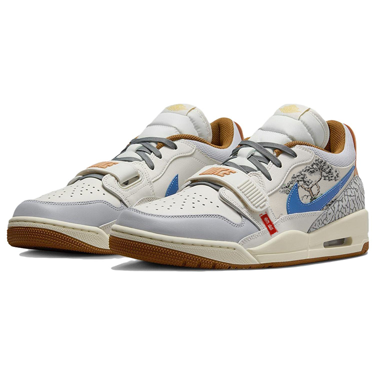 Jordan Legacy 312 Vintage Basketball Shoes Men’s Low Top Brown/White