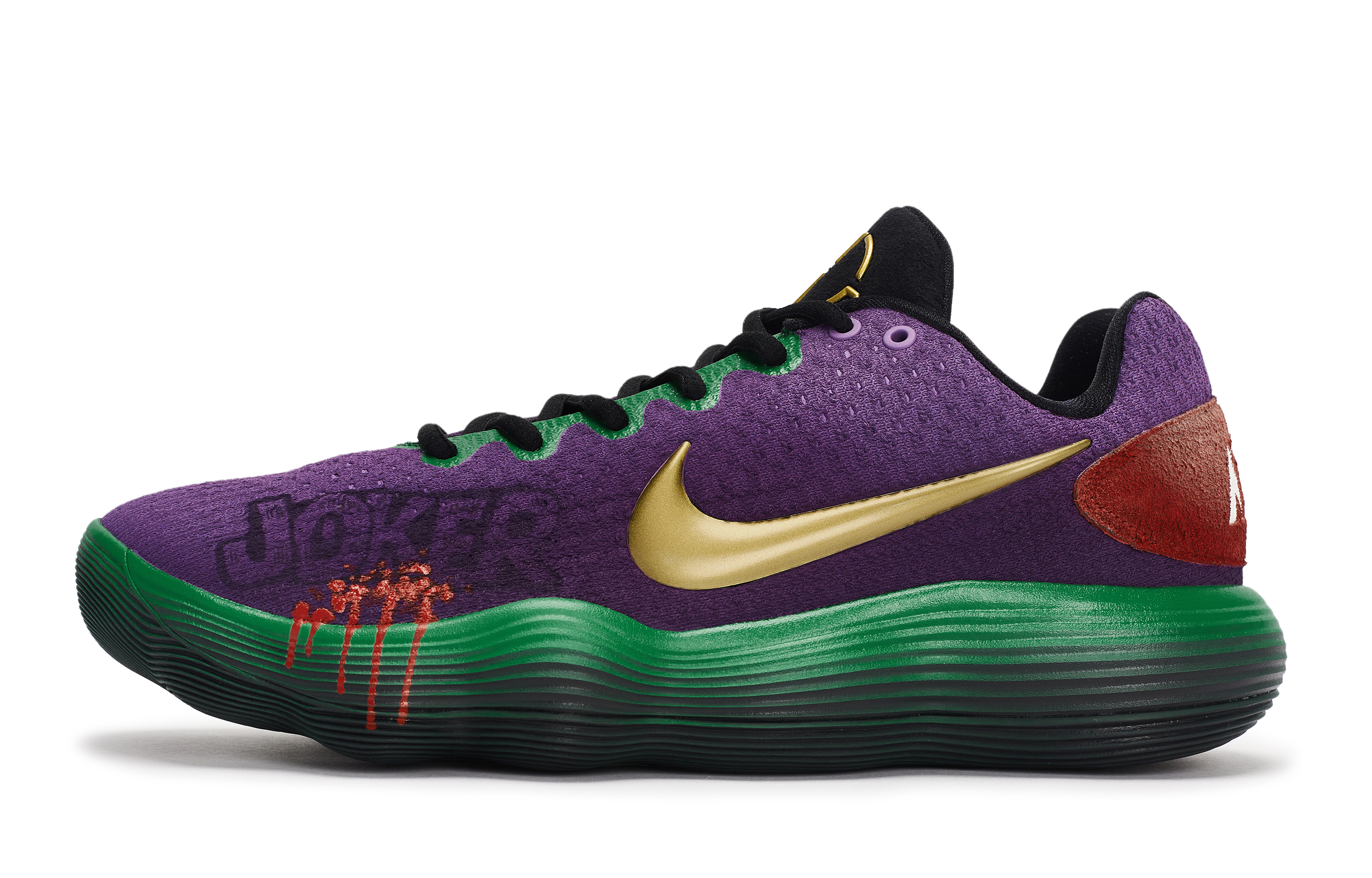 Nike Hyperdunk 2017 Yituo Ya, Dark Night Joker Abrasion Resistant Abrasion Resistant Low top Basketball Shoes Unisex
