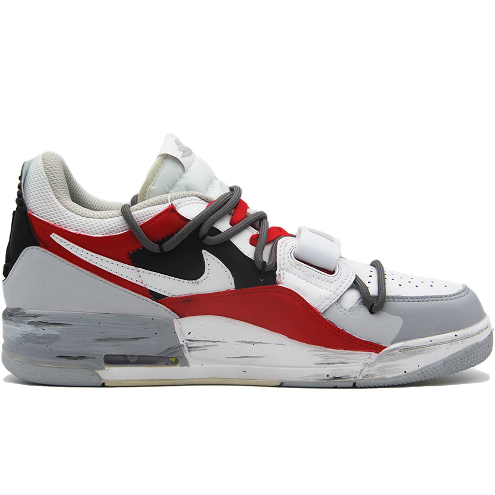 Jordan Legacy 312 Acidic Synthetic Leather, Leather Abrasion Resistant Low top Vintage Basketball Shoes Men’s