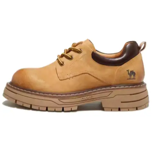 CAMEL Camel Comfortable and Simple Work Shoes Women's Yellow Brown