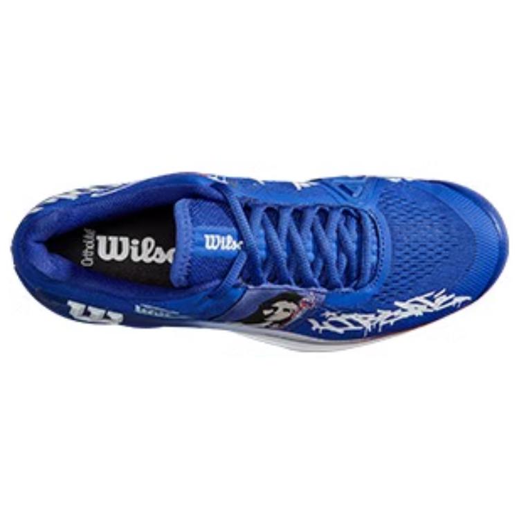 Wilson Rush Pro 4.0 Hope Comfortable Slip Resistant Low top Tennis Shoes Men’s Blue