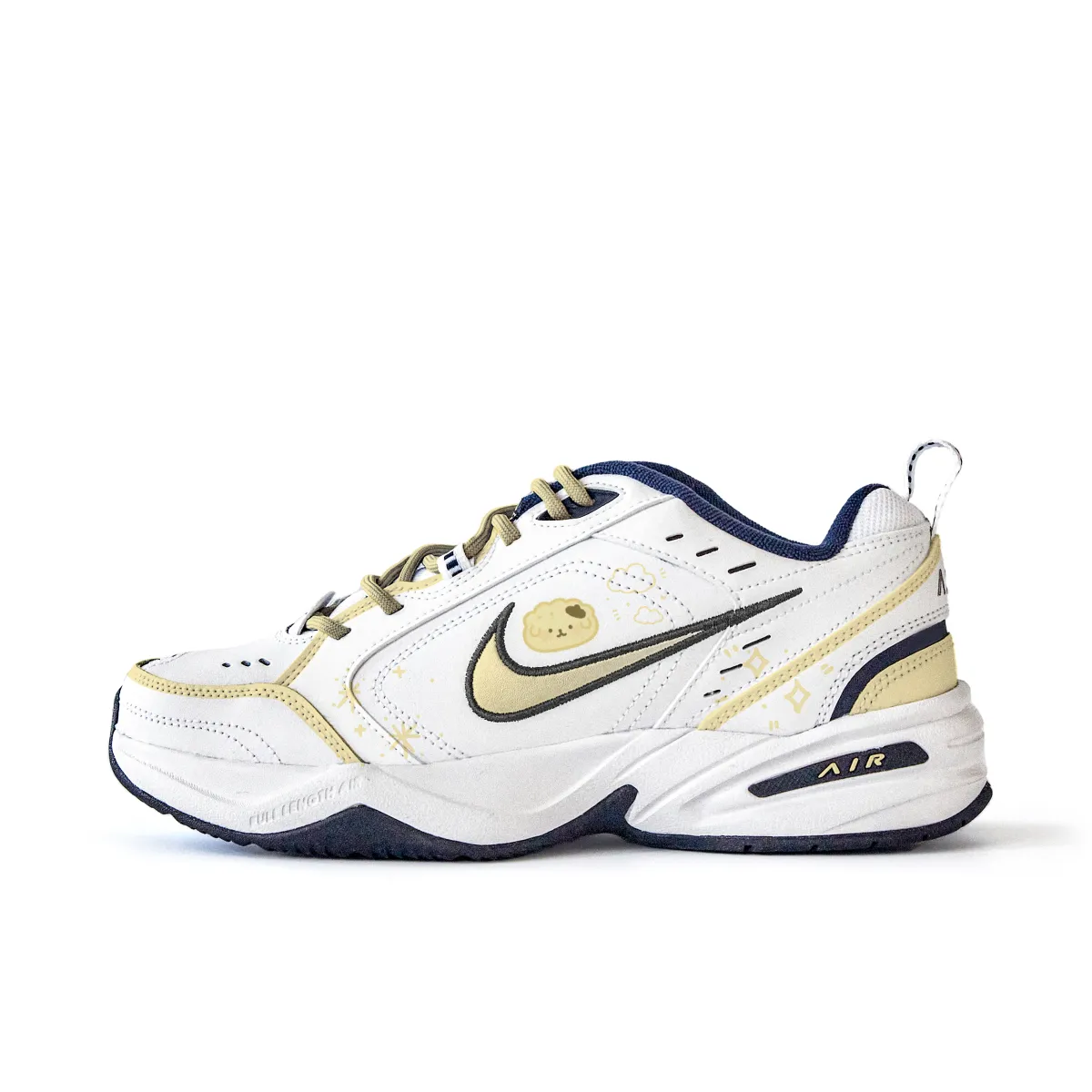 Nike Air Monarch 4 Tutu Small Peach PU, Textile, Synthetic Leather Slip Resistant Abrasion Resistant Low top