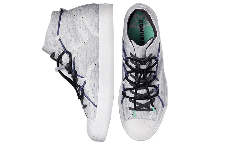 Кеды Converse Jack Purcell (серо-белые) — Серый / белый — фото 4