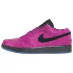 Jordan Air Jordan 1 Abrasion Resistant Low top Vintage Basketball Shoes Unisex Purple
