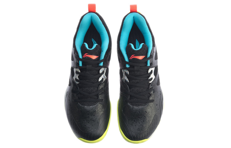 Li Ning Lightweight Breathable Lightweight And Breathable Low top Badminton Shoes Unisex Standard Black