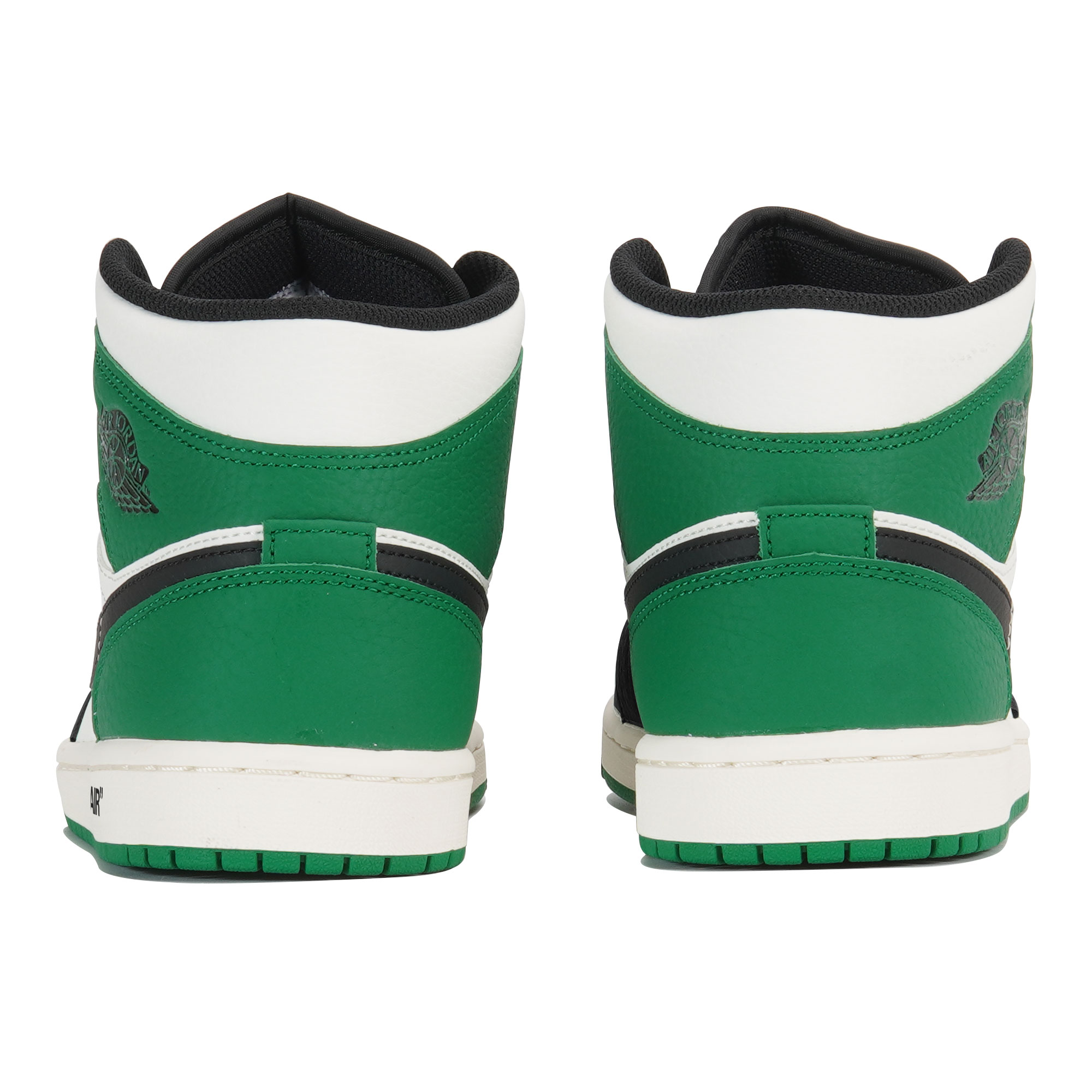 Jordan Air Jordan 1 Slip Resistant Slip Resistant Mid top Vintage Basketball Shoes Men’s White Green