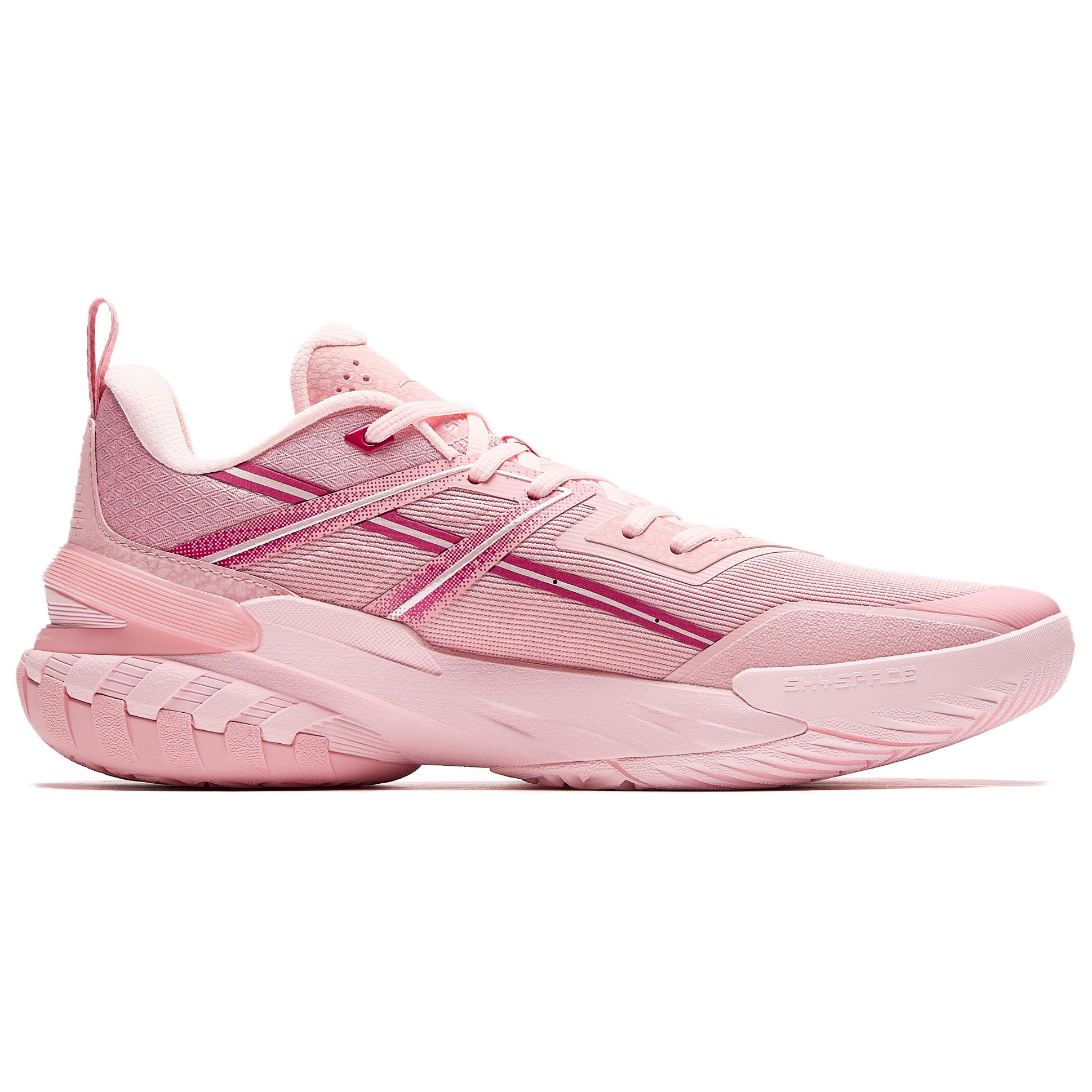Anta Cushioning Slip Resistant Anti Rollover Low top Basketball Shoes Men’s Pink