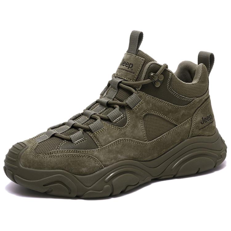 Jeep High top Mountaineering Shoes Men’s Khaki