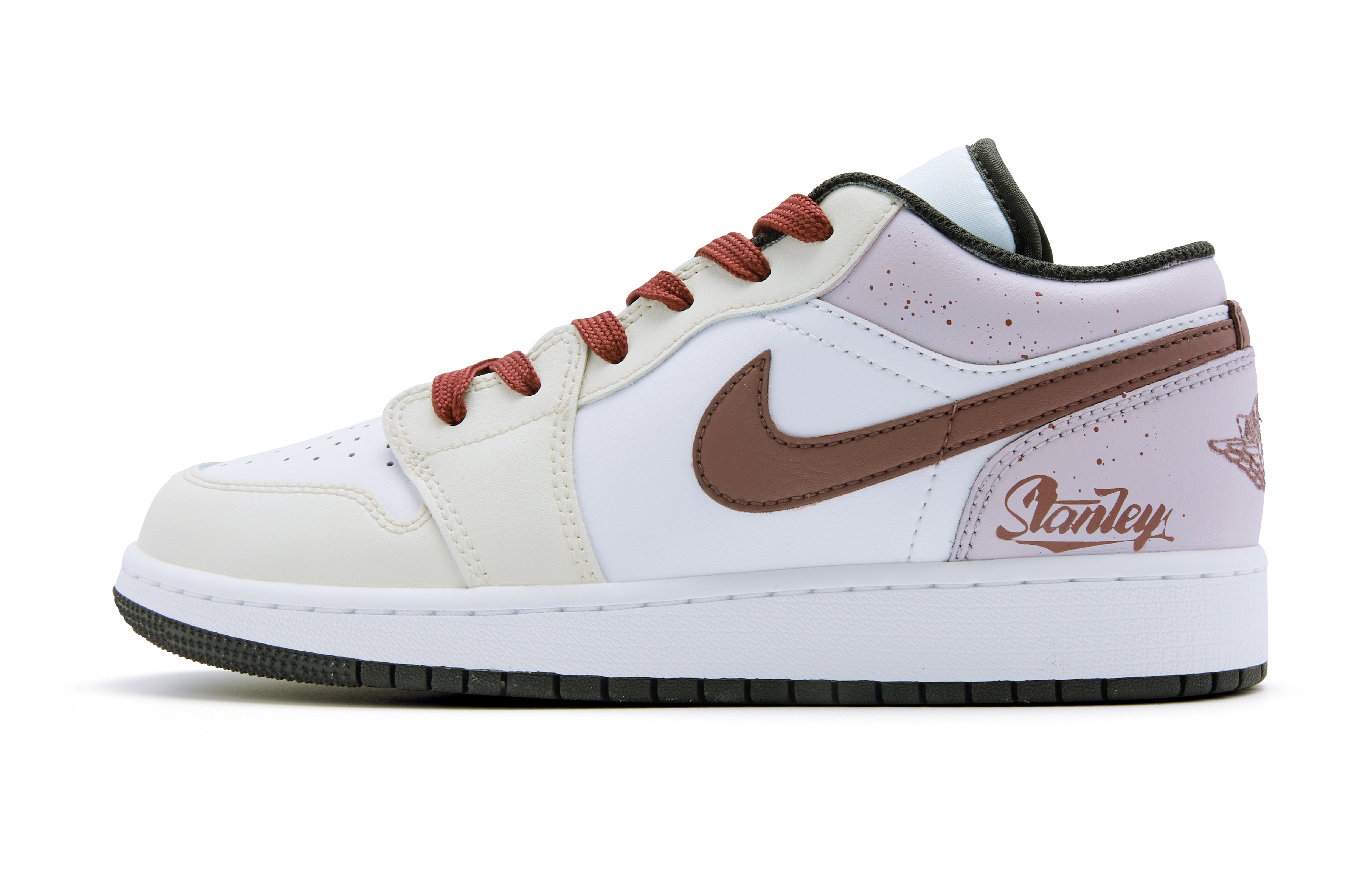 Jordan Air Jordan 1 Cushioning Slip Resistant Abrasion Resistant Low top Vintage Basketball Shoes Men’s