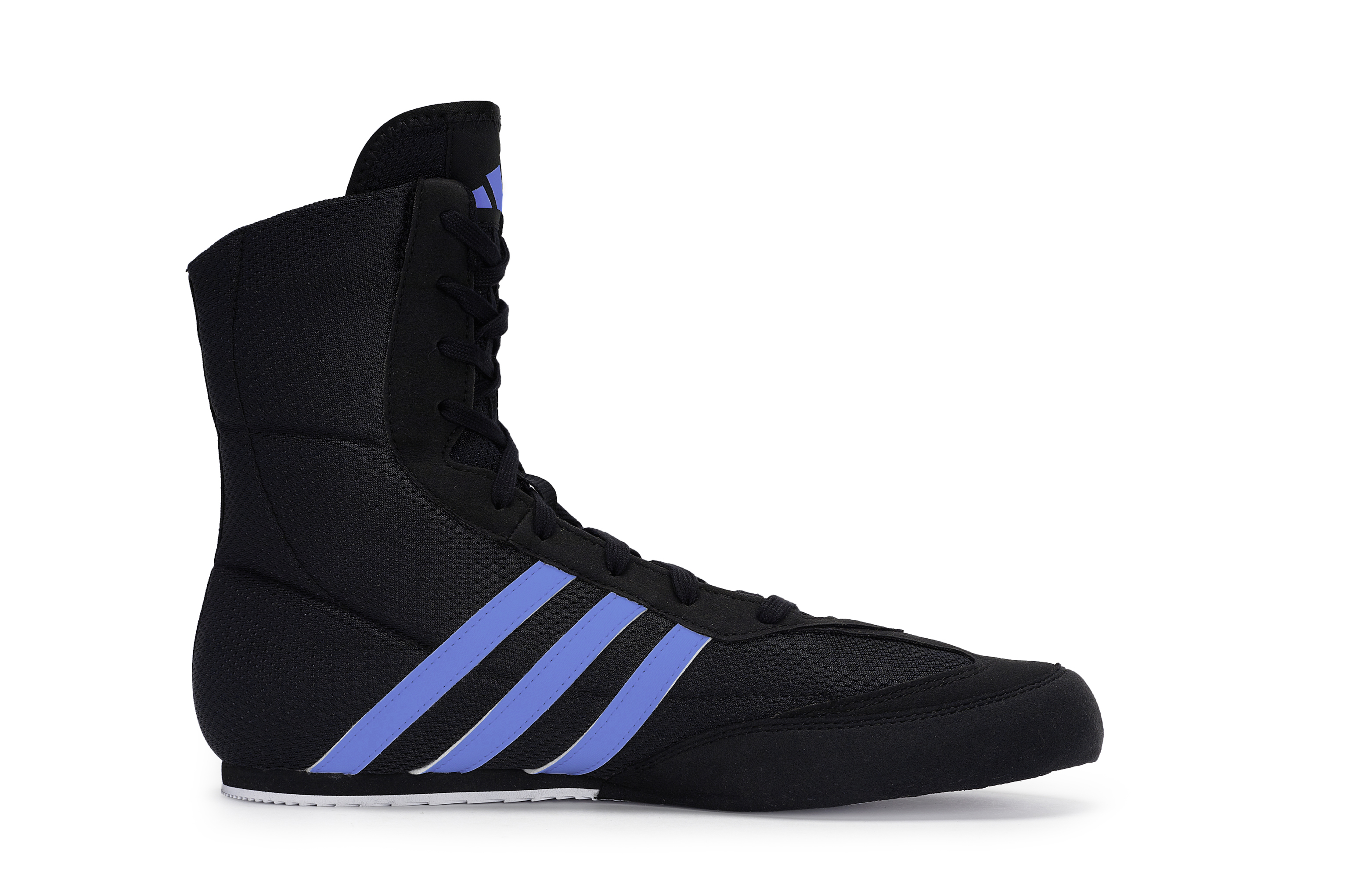 Adidas Box Hog 2.0 Abrasion Resistant Abrasion Resistant High top Training Shoes Unisex Black Blue