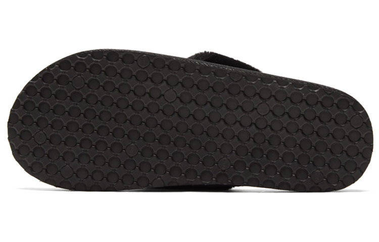 PUMA Fluff Flip Slide 'Black Team Gold' Women's