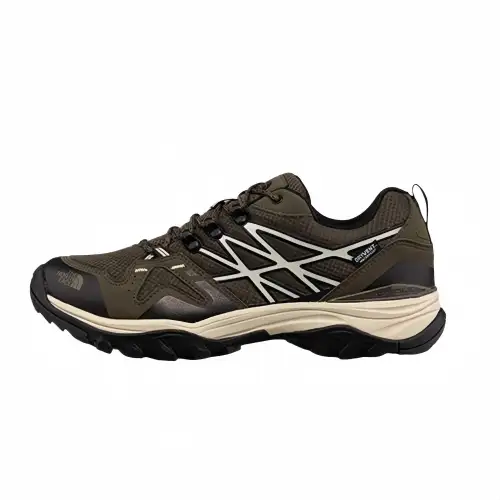 THE NORTH FACE Wear resistant And Waterproof Low top Mountaineering & Hiking Shoes Men's Green