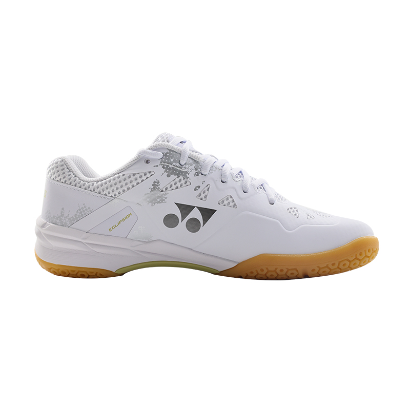 YONEX Cushioning Slip Resistant Abrasion Resistant Coverage Support Low top Badminton Shoes Men’s White Gold