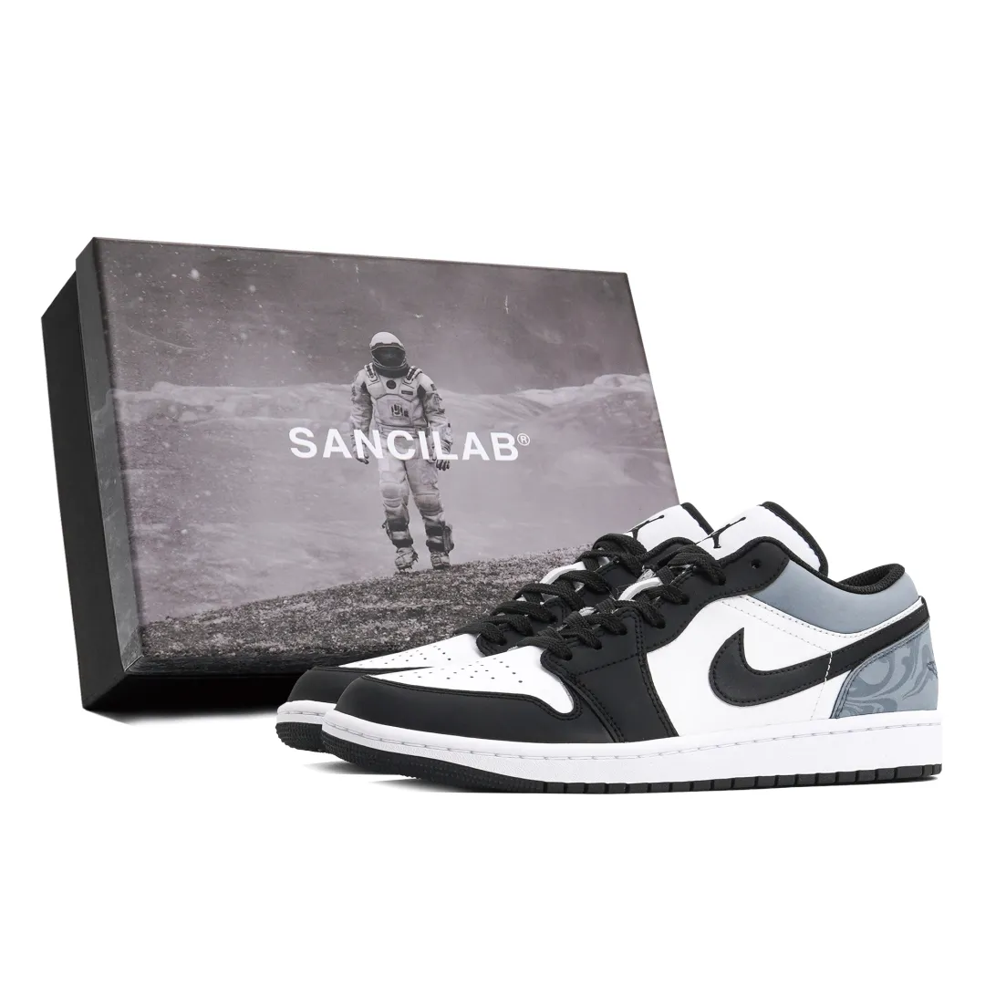 Jordan Air Jordan 1 Third Lab, Xingji Exploration Low top Vintage Basketball Shoes Men's Gray