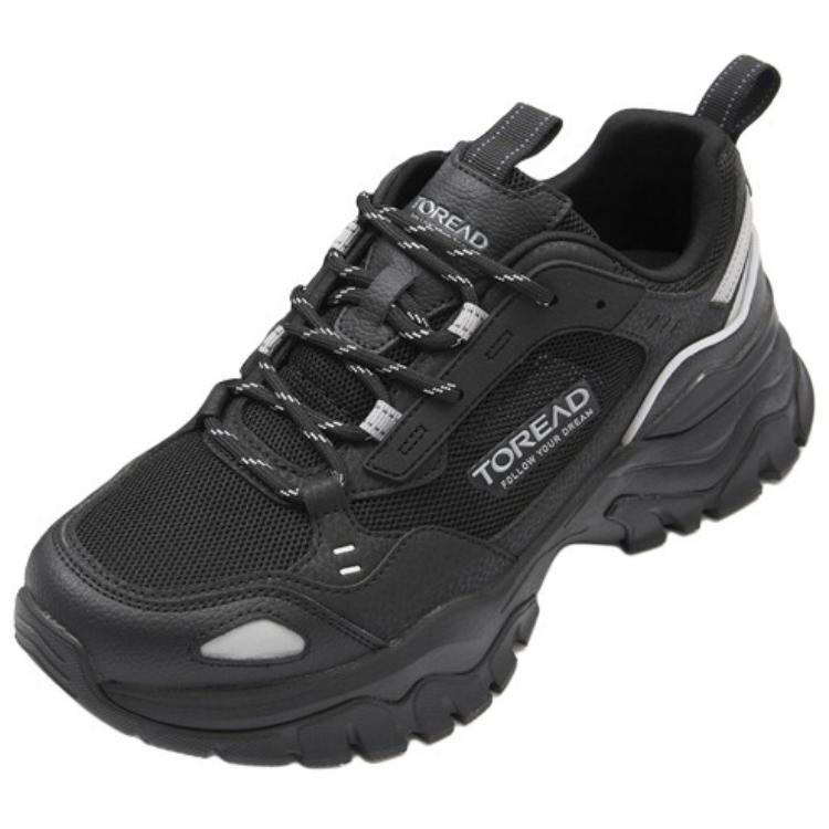 TOREAD Cushioning Slip Resistant Lightweight Low top Hiking Shoes Women’s Black