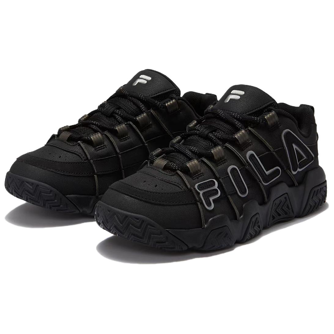 FILA FUSION BUSTER Puffy Shoes Low top Vintage Basketball Shoes Men’s Black