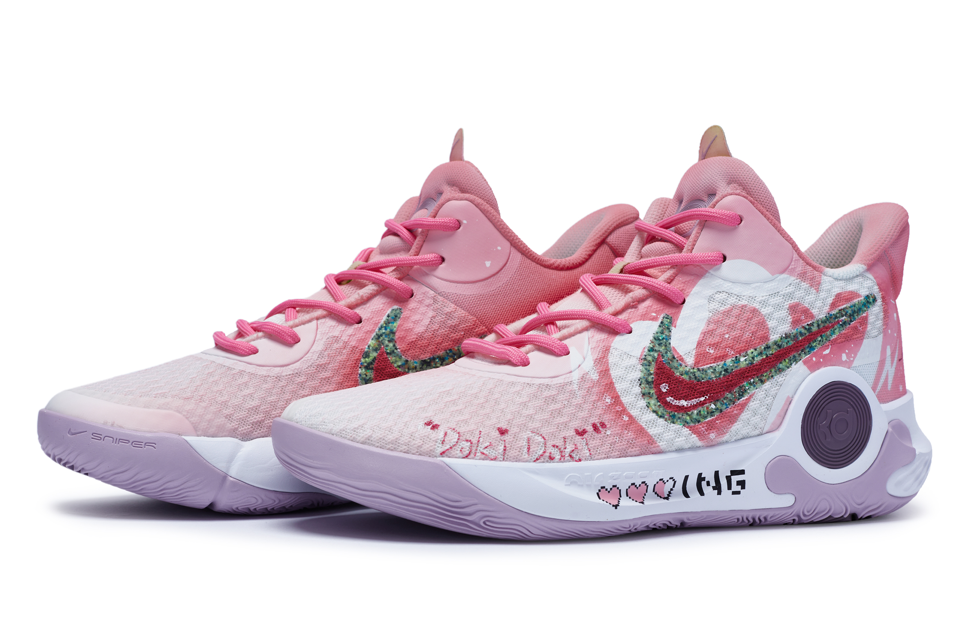 Nike KD Trey 5 IX 811 Manufacturing, Love In Progress, Special Shoe Box Low top Vintage Basketball Shoes Men’s