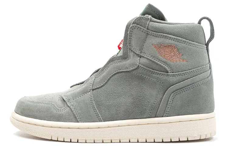 Jordan Air Jordan 1 Vintage Basketball Shoes Women's High-top Gray